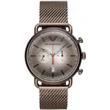 Emporio Armani Herren Chronograph Quarz Uhr mit Edelstahl Armband AR11169