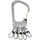 NITE IZE Schlüsselhalter NI-KCK-11-R3 Silber