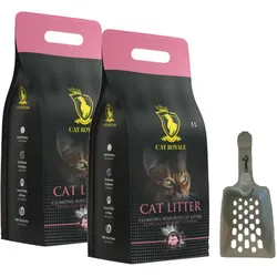 Cat Royale Baby Powder Bentoniteinstreu 5l + Schaufel für Streu GRATIS!