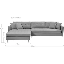 VCM Marino Deluxe Chaiselongsofa sandfarben