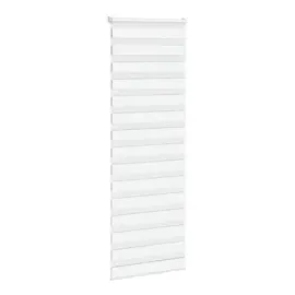 vidaXL Zebrarollo Weiß 75x200 cm Stoffbreite 70,9 cm Polyester