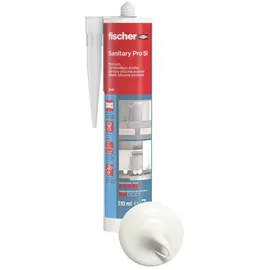 Fischer Sanitärsilicon DSSA Weiß 310 ml