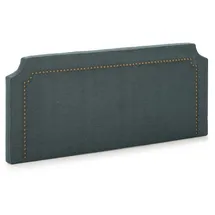 VS Venta-stock May Gepolstertes Kopfteil 160 X 60 Cm Blau. Nieten In Brauner Farbe. Gesamtdicke 8 Cm