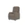 Hukla Fernsehsessel Max Mikrofaser 72 x 109 x 82 cm Braun elektrisch mit Rollen
