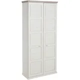 hom'in Hom`in Schuhschrank, Grau, Weiß, Metall, 11 Fächer, 90.2x196.7x38.5 cm, Typenauswahl, Beimöbel erhältlich, Garderobe, Schuhaufbewahrung, Schuhschränke