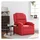 vidaXL Massagesessel mit verstellbarer Rückenlehne Kunstleder 86,5 x 99,5 x 86,5 cm Rot mit Fernbedienung