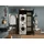 laundreezy Waschmaschinenschrank 117,5 x 200 cm Anthrazit Holzwerkstoff