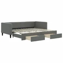 vidaXL Tagesbett 90 x 200 cm Dunkelgrau