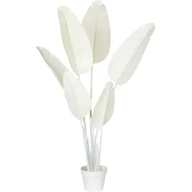 Beliani Kunstpflanze Banana Tree 123 cm)