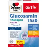 Doppelherz Glucosamin 1550 + Kollagen + MSM + Vitamin C 100 Kapseln