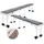 Dune Design Bankauflage 180 x 28 x 1 cm grau 2 St.