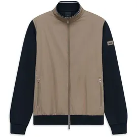 Bugatti Modern Fit Sweatjacke Beige/Braun L