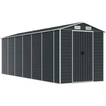 vidaXL Gerätehaus 191 x 555 x 198 cm anthrazit