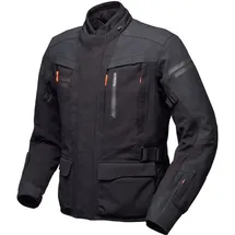 Modeka Paneo LT wasserdichte Motorrad Textiljacke, schwarz XXL