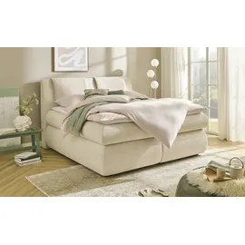 Smart Boxspringbett 193 x 126 cm Beige