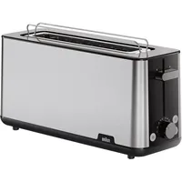 Braun PurShine Langschlitz-Toaster Schwarz