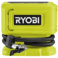 Ryobi Akku-Mini-Kompressor 18 V ONE+, Akku Kompressor, 11 bar max Druck, ohne Akku & Ladegerät
