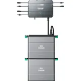Zendure Solarflow Balkonkraftwerk, Speicher Für Solarflow Balkonkraftwerk, Hub 2000 Mit 1800 W Solar Eingang,mit 2xab2000l 3840 Wh Lifepo4