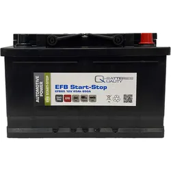 Q-Batteries Start-Stop EFB Autobatterie EFB65 12V 65Ah 650A