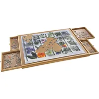 Hti-Living Puzzlebrett 1500 Teile mit 4 Schubladen