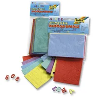 Folia Moosgummi Stanzteile Buchstaben 130 Stück 1,5 cm