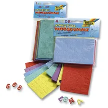 Folia Moosgummi Stanzteile Buchstaben 130 Stück 1,5 cm