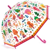 Djeco Regenschirm Wald, Zubehör, Unisex, mehrfarbig (mehrfarbig), einzigartig