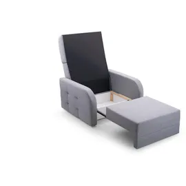 e-meubles Möblo Schlafsessel Mintgrün, Holz, 1-Sitzer 101x90x100 cm, Wohnzimmer, Sessel Schlafsessel