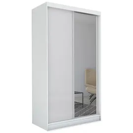 altdecor Schiebetürenschrank PARTI 150 x 216 x 61 cm Weiß