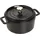 Staub Cocotte 18 cm rund schwarz