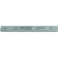Pferd Polierstein vierkant 13x6x150mm SiC150 für harte Materialien im