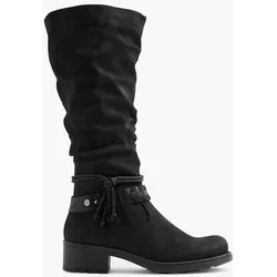 Weitschaftstiefel - Damen - schwarz