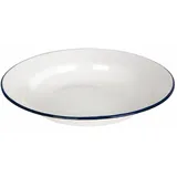 Bo-Camp Teller Ø24 cm blau/weiß