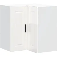 vidaXL Eckhängeschrank Porto 0 x 0 x 0 cm Weiß