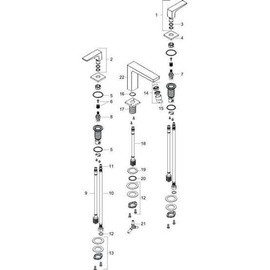 Hansgrohe Metropol Waschtischarmatur 110 32514000