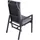 Garden Pleasure SINTRA Stapelstuhl 70 x 55 x 103 cm grau/schwarz 2 St.