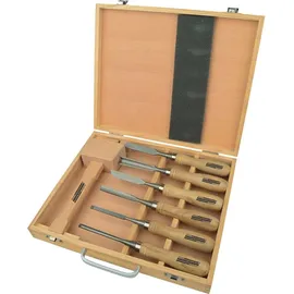 Brüder Mannesmann Werkzeuge Schnitzwerkzeugsatz 7-tlg. (M66107)