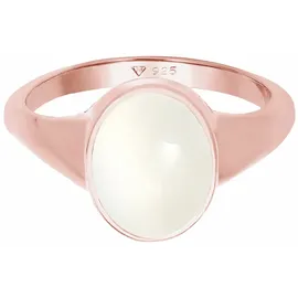 Elli Ring Edelstein Ring, Siegelring rosegold 56