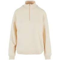 URBAN CLASSICS Light Terry Halbzippullover White Sand S