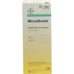 MICROALBUSTIX Harnteststreifen visuell auswertb. 25 St
