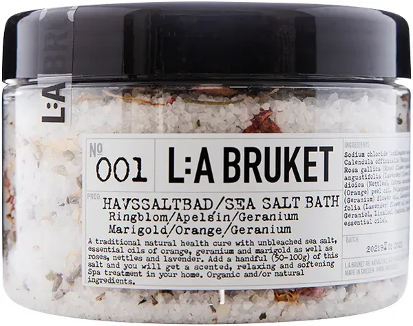 001 Bath Salt Marigold / Orange / Geranium