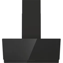 Abluft/Umluft Dunstabzugshaube/Esse Wand 90 cm Schwarz W9TB 