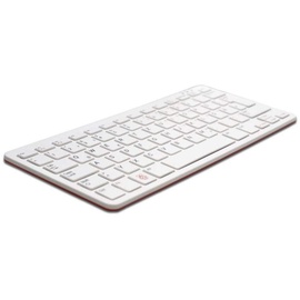 Raspberry Pi USB Tastatur US rot/weiß
