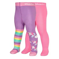 Playshoes Strumpfhose Einhorn 2er Set, 98/104