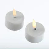 Deluxe Homeart LED Teelichter Mia D: 4,1 cm 2 St. weiß