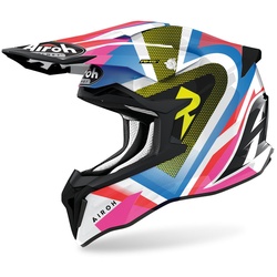 Airoh Strycker View Motocross Helm, mehrfarbig, Größe S für Männer