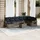 vidaXL Gartensofa-Set 9-tlg. grau