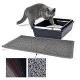 Vorleger aus PVC für Katzentoiletten - Katzenklo Fußmatte für Katzen 40 x 60 cm