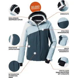 KILLTEC Damen Funktionsjacke KSW 26 WMN SKI JCKT, 48, in Blau hell eisblau