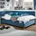 Meise Möbel Polsterbett Cool 90 x 200 cm ocean inkl. Rückenelement